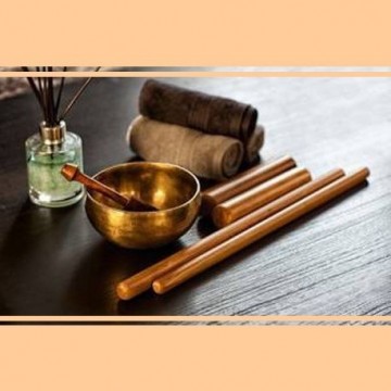 Anti-cellulite massage with bamboo and ginger oil & Radio Frequency